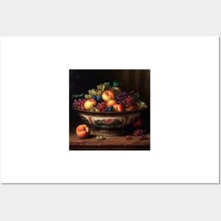 Fruit Bowl in Oil Posters and Art